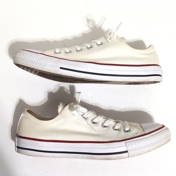 Converse Chuck Taylor All Star White Low Top Sneaker 8 Classic Minimalist Street - Picture 5 of 8